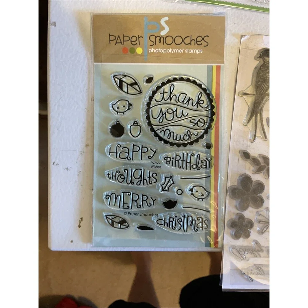 HUGE Mixed Lot of Clear Stamps For Crafting ANIMALS NATURE ETC